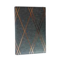 Grosir kustomisasi arang abu-abu kulit PU A5 Folder buku Menu UNTUK RESTORAN
