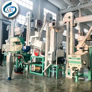 Fully automatic rice mill plant /combined rice huller destoner paddy milling machine/rice mill plant complete set for sale