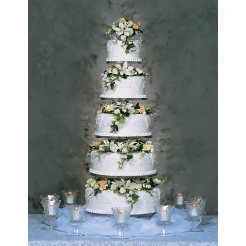 Hot Bán Cao Chất Lượng 5 Tier Acrylic Wedding Cake Stands