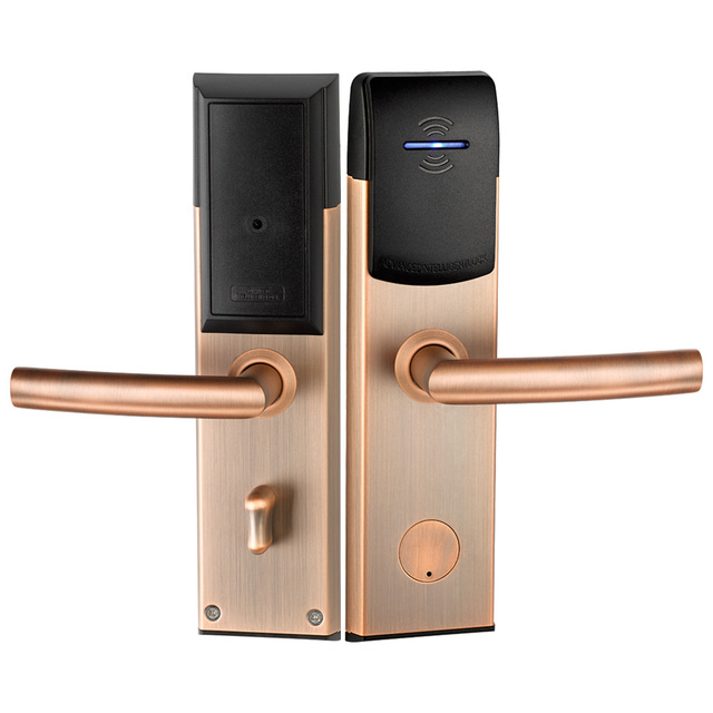 Keyless Electric Hotel RFID Smart Card Door Lock With Free Software