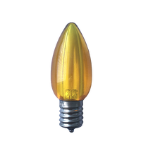 Pour UL C9 Lisse Transparent LED Bougie Ampoule E17 Type De Base