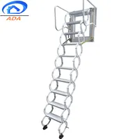 Carbon Steel Wall Mounted Widened Attic Ladder