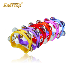 Easttop Venta caliente productos niños juguete juguetes musicales pandereta de plástico - Product Image 1