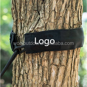 Ligero de Nylon de Paracaídas Portátil Hamaca <span class=keywords><strong>Doble</strong></span> Acampar Tiene 1000 libras con Mosquetones y Árbol de Cuerdas - Product Image 4