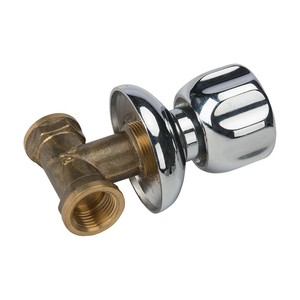 วาล์วหยุดโครเมี่ยม <span class=keywords><strong>Stopcock</strong></span> ทองเหลือง - Product Image 3