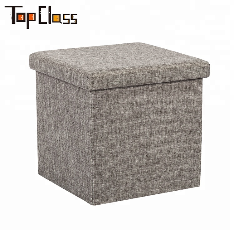 Складной кубический табурет из нетканого материала