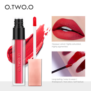 O.TWO.O mejor, saludable labios suave mate lápiz labial líquido impermeable fantástico Color mate brillo de labios - Product Image 2