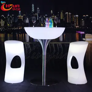 China factory hot selling outdoor /night club/ event/hotel led bar stool