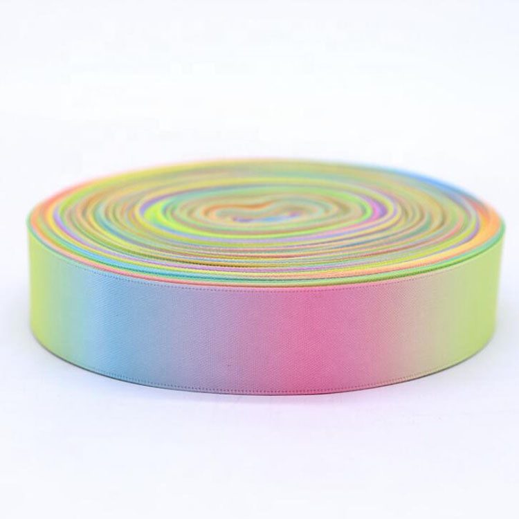 25 мм цвета радуги печати полипропиленовые лямки, изготовленные на заказ поясы и шелковой лентой открытая Сделай Сам шестерни Ремонт полиэстер лямки