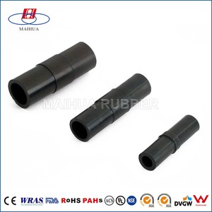 Manguera de codo de goma de silicona transparente de alto rendimiento/tubo de goma de silicona