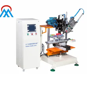 Tùy chỉnh CNC 2 trục 1 tufting 2 màu vải rửa bàn chải làm cho máy phẳng làm sạch bàn chải sàn Bàn chải máy làm