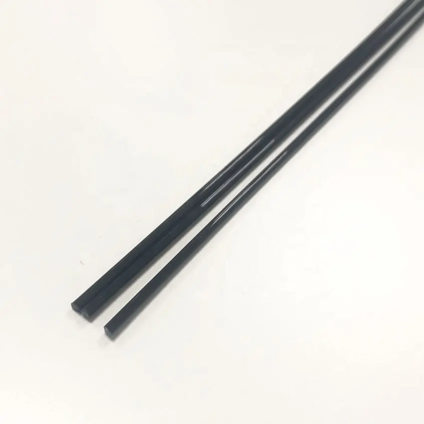 कस्टम विनिर्देशों 1-150mm काले एबीएस रॉड पोम बार पीपी छड़ हार्ड ठोस प्लास्टिक रॉड