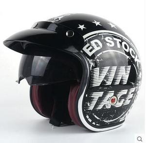 Casco de motocicleta de YM-629, con cara abierta, estilo helly - Product Image 1