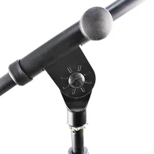 Microphone Stand Mobile Mic Stand GH-206 All Metal Mobile Microphone Stand With Button Adjustable Microphone Stand