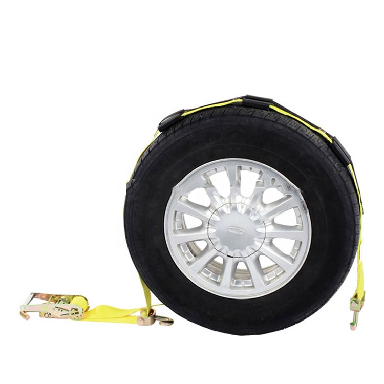 Ремни для колес с шарнирными крючками и резиновыми блоками