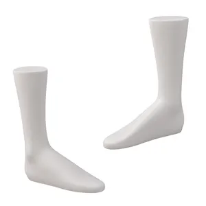 men plastic foot socks forms display ankle mannequin model foot forms sale for socks shoe display