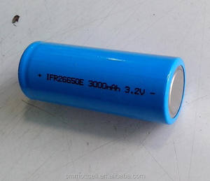 أفضل بيع عالية الجودة 26650 3.2 فولت 3000 مللي أمبير أسطواني lifepo4 بطارية خلية - Product Image 3