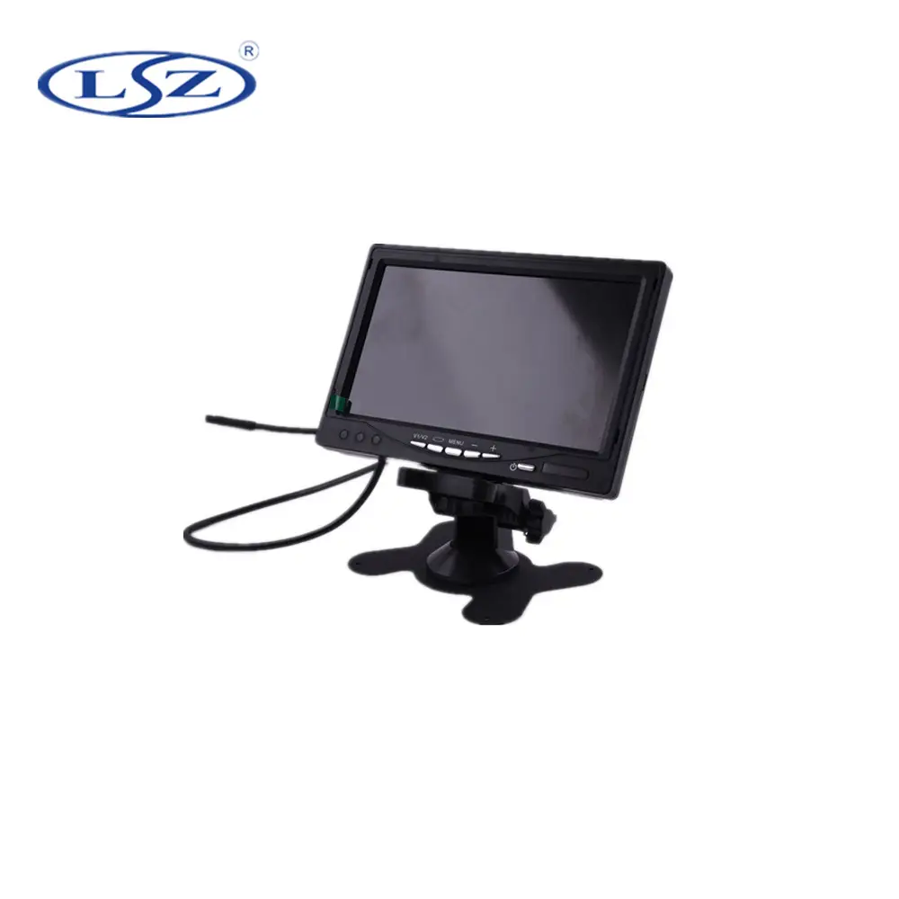 7 inch display screen TFT LCD color bus monitor