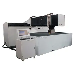 Cantilever cnc water jet cutting machine for steel in metal cutting