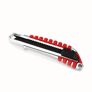 Cortador de caja retráctil cuchillo de utilidad-juego de cuchillas de cierre a presión de maquinilla de afeitar a prueba de óxido, Zinc Extra <span class=keywords><strong>4</strong></span> DE CARGA AUTOMÁTICA fácil-seguridad de Metal