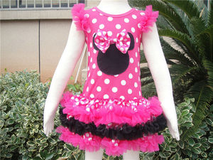 Gros new fashion girl outfit décoratifs. <span class=keywords><strong>minnie</strong></span> mouse robe de bébé - Product Image 2
