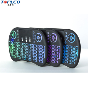 árabe ruso personalizado led retroiluminada teclado mini wireless gaming keyboard y ratón combos para android tv box - Product Image 2