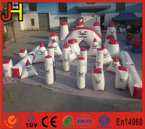44ชิ้นที่มีคุณภาพสูงวัสดุพีวีซีกลางแจ้งพองเพนท์บอลบังเกอร์สำหรับขาย - Product Image 4