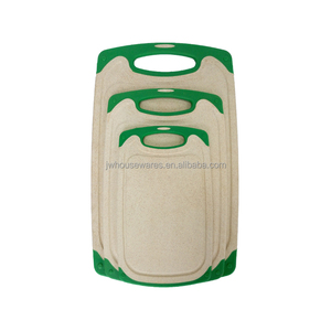 2018 nuevo diseño arroz tajo natural conjunto tabla de cortar ecológico quesos con mango - Product Image 5