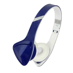 Stylish Funny Silent Branded Headsets Triangle Blue Headphones