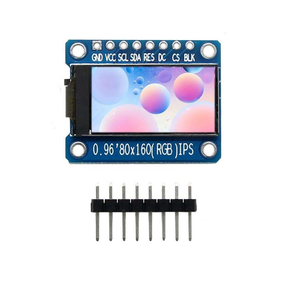 Display IPS 0.96 Pollici 80x160 Pixel Per Arduino - 65K Colori, 4-SPI, ST7735S - Compatibile Con Raspberry