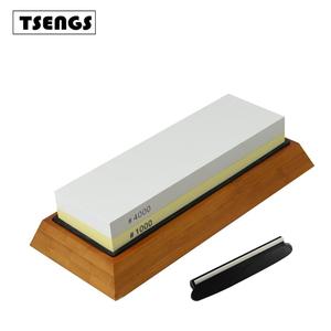 Premium doble-lado <span class=keywords><strong>de</strong></span> cuchillo <span class=keywords><strong>de</strong></span> diamante sacapuntas <span class=keywords><strong>1000</strong></span>/<span class=keywords><strong>4000</strong></span> grit cocina whetstone - Product Image 1