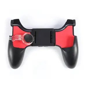 משלוח חינם 5 ב 1 נייד טלפון Gamepad ג 'ויסטיק בקר L1 R1 אש Shooter כפתורי טריגר ידית עבור PUBG Gamepads