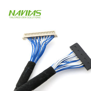 DF13สายเคเบิล40pin 1.25มม. DF9-31S-1V 31ขา TTL LVDS กำหนดเอง - Product Image 1