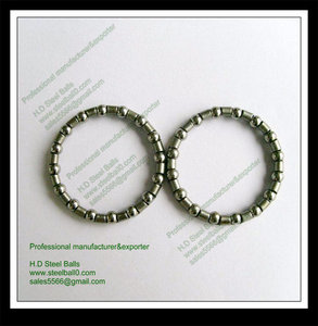 5/32X16 bola de acero de retainer | anillo de piezas de bicicleta bola cubo cojinete jaula - Product Image 6