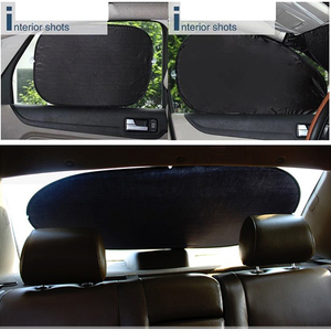 Bạc xe kính chắn gió Sun Shade Visor xe bên cửa sổ dù để che nắng bao gồm sáu mảnh Bộ - Product Image 4