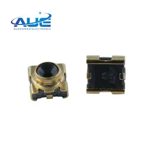 Micro conector coaxial rf, chapeamento dourado, micro conector ipex