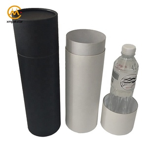 Venta al por mayor reciclable y reutilizable redondo negro cartón tubo <span class=keywords><strong>cilindro</strong></span> papel blanco vino licor botella caja <span class=keywords><strong>de</strong></span> embalaje - Product Image 4