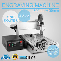 Routeur CNC 3040T Graveur/Gravure Perçage et fraisage Machine 4 axes Machine de perçage et de fraisage universelle