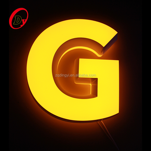 Fábrica profesional made luz metal publicidad <span class=keywords><strong>letras</strong></span> signos borde iluminado canal UL 3D LED luminoso carta - Product Image 4