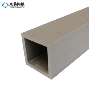 Échantillon gratuit de panneau de façade en terre cuite Togen Graphic Design, panneau de façade en terre cuite, lambris en terre cuite, matériau de façade pour immeuble de bureaux - Product Image 4