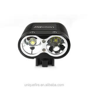 Unique fire HD016 Aluminium 4-Mode 2 LED Lade fahrrad LED Lampe