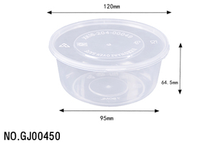 Contenitore <span class=keywords><strong>per</strong></span> alimenti in plastica usa e getta da 450ml di insalatiera con coperchio-<span class=keywords><strong>per</strong></span> pranzi - Product Image 5