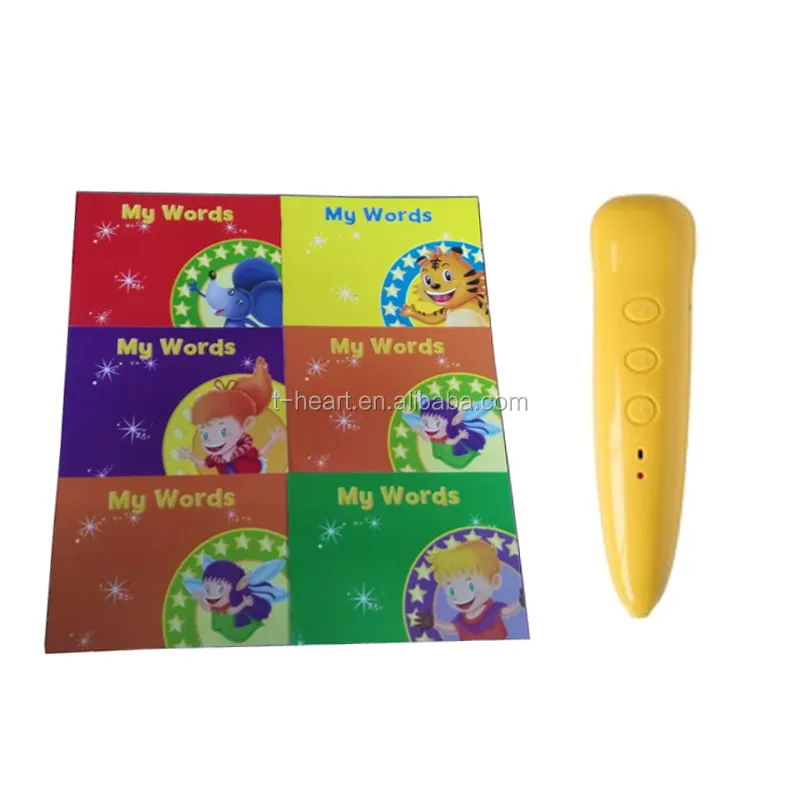 Kids english word learning books intelligent reading pen