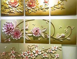 <span class=keywords><strong>Peinture</strong></span> à la résine, art mural pour hôtel ou bar, décoration murale - Product Image 5