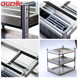 Wholesale 201 Stainless Steel Multi-Function Kitchen <strong>Drawer</strong> with Glass 3 Layers <strong>Pull</strong> <strong>out</strong> Basket for <strong>Storage</strong> - Product Image 5