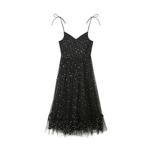 Di alta qualità elegante ricamato aderente abito Midi per le donne estate autunno Chiffon maglia pizzo cinturino <span class=keywords><strong>Casual</strong></span> <span class=keywords><strong>da</strong></span> <span class=keywords><strong>sera</strong></span> - Product Image 1