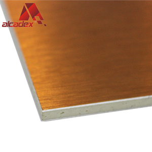 Prueba de fuego diseños de la pared exterior fachada decoración del panel compuesto de aluminio lámina de plástico - Product Image 2