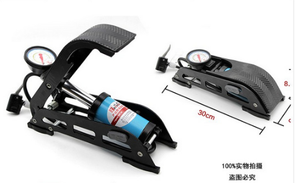 Pédale Portable haute pression <span class=keywords><strong>à</strong></span> 22 vitesses, Double cylindre, pour <span class=keywords><strong>pneu</strong></span> de <span class=keywords><strong>voiture</strong></span>, vélo, pompe <span class=keywords><strong>à</strong></span> <span class=keywords><strong>pied</strong></span> - Product Image 4