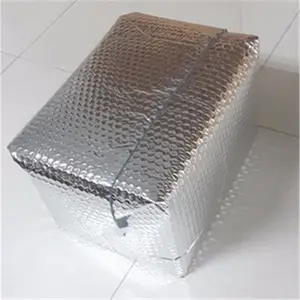 Kotak insulasi liner untuk es krim kantung terisolasi kantung amplop panas dingin terisolasi termal penyimpanan makanan tas jinjing aluminium Foil