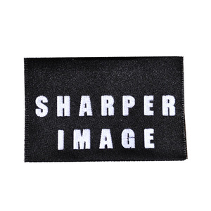 Accessoires de vêtement de marque personnalisée étiquette tissée de vêtement en polyester satiné étiquettes principales de cou - Product Image 4